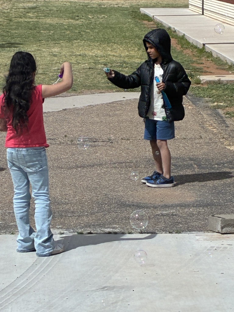 John & Je'Kaylln with bubbles for "B" day - ABC Countdown