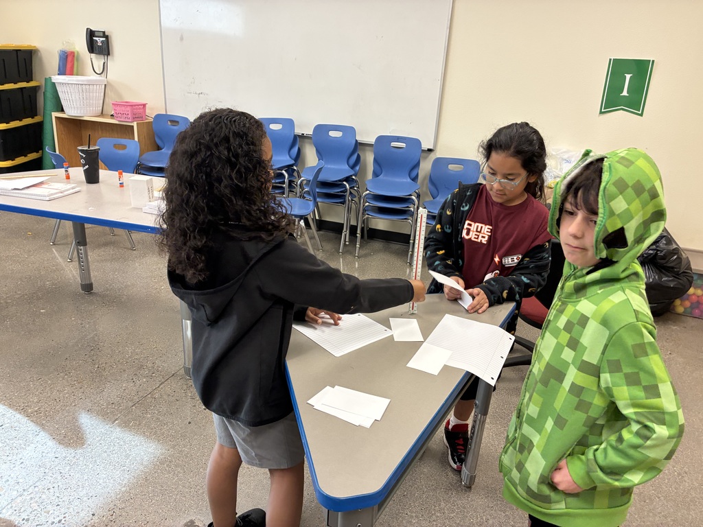 English Language Learners building free standing bridges 