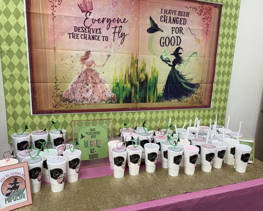 Lala's drinks ready for the teachers! 