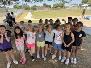students at field day!
