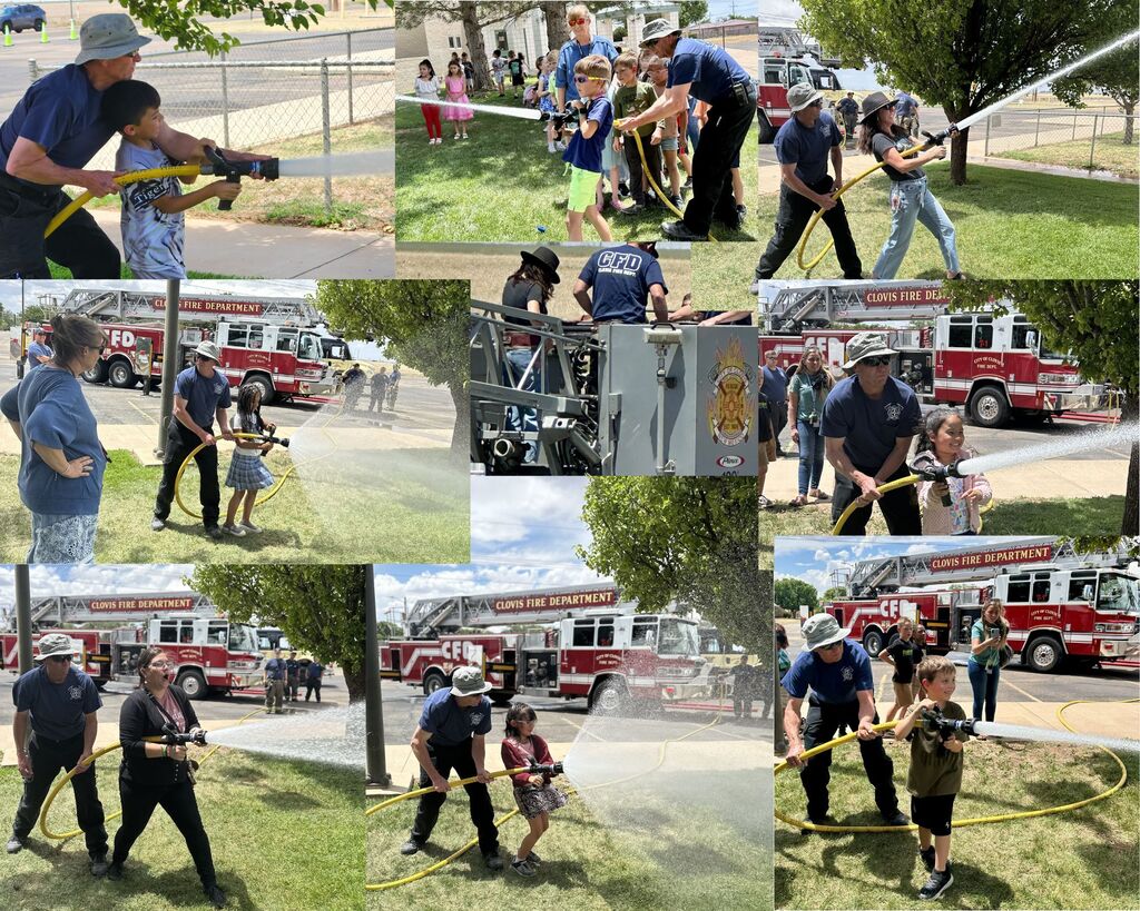 First grade egg drop and fire truck fun
