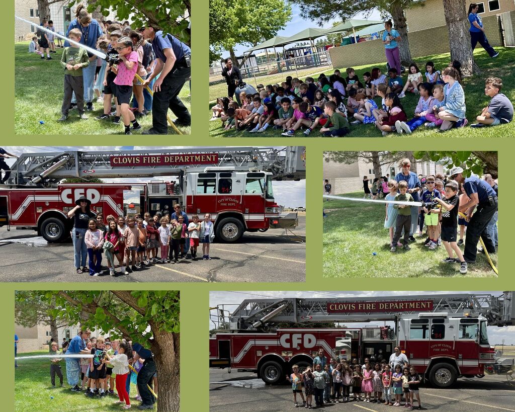 First grade egg drop and fire truck fun