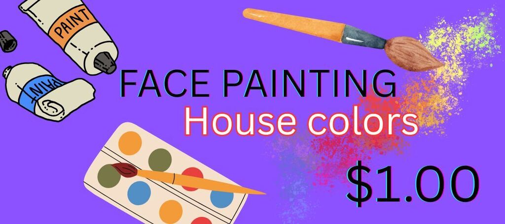 Face Painting : House Colors : $1.00
