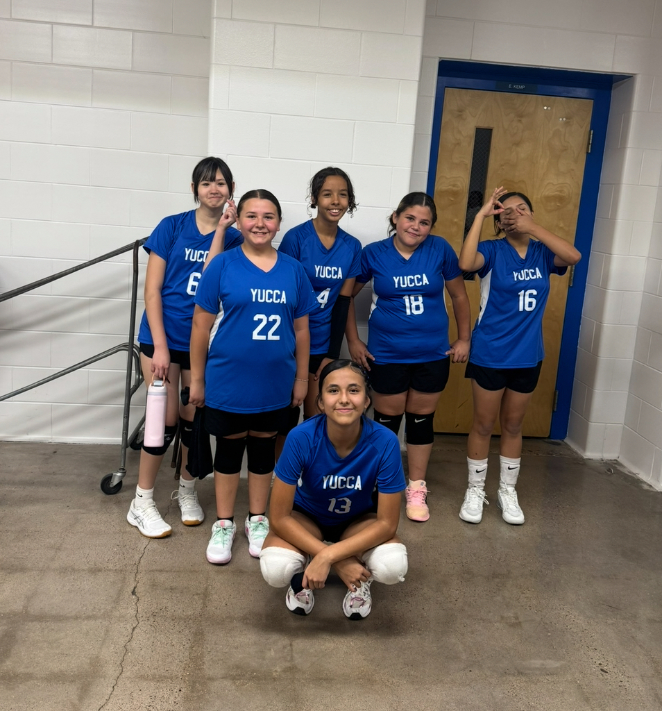 YMS 7th grade Blue volleyball team
