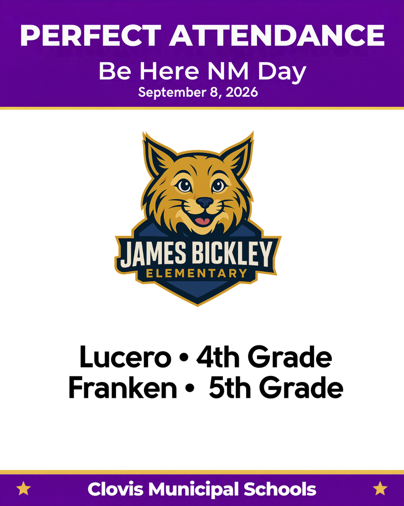 A banner with a school logo, two students' names, and the event date. Names are "Lucero" and "Franken," with grades 4 and 5.