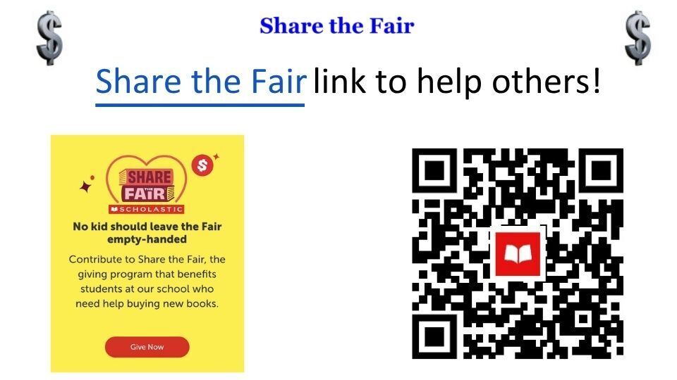 White background with two main sections. Left has a logo and text. Right has a QR code.