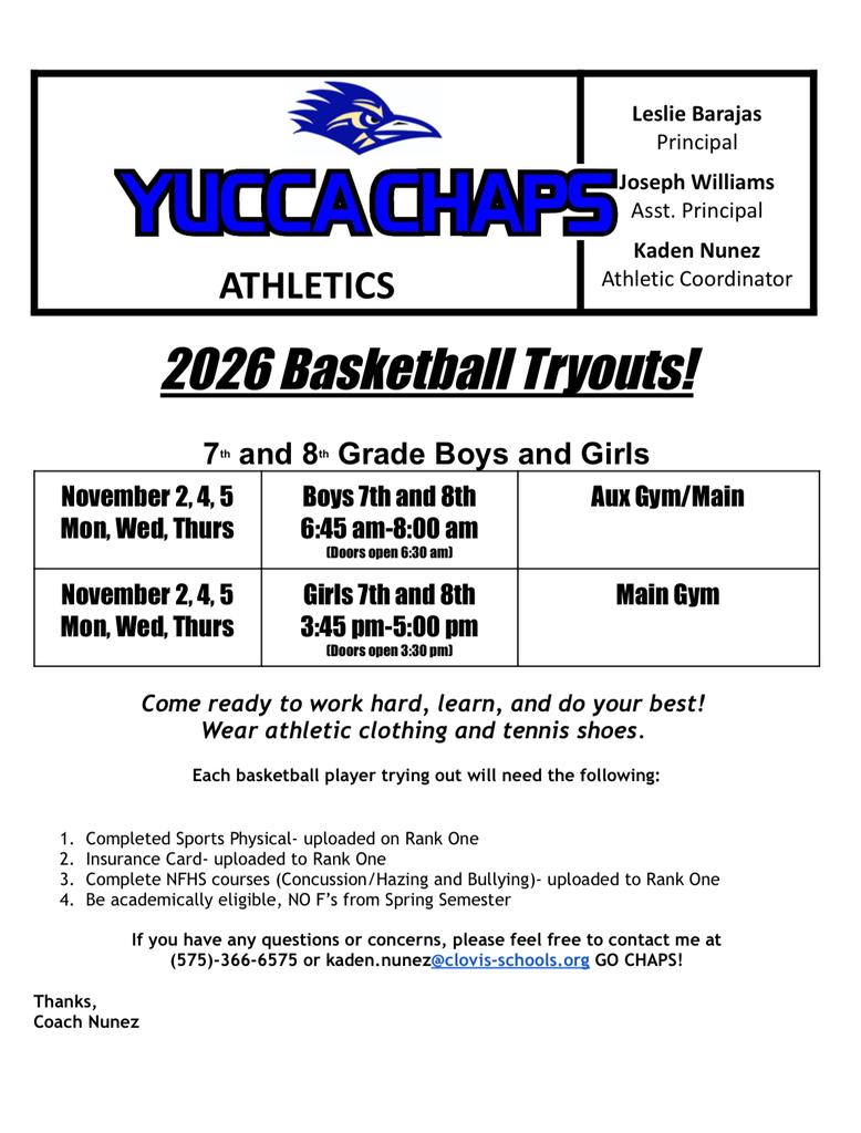 Basketball Tryouts