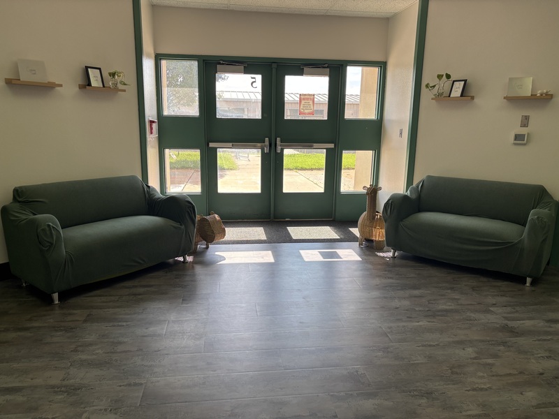 Couches in foyer