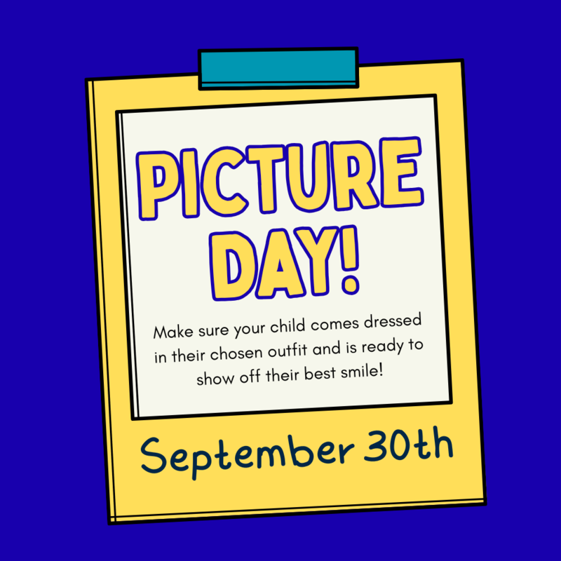 Picture Day, September 30th
