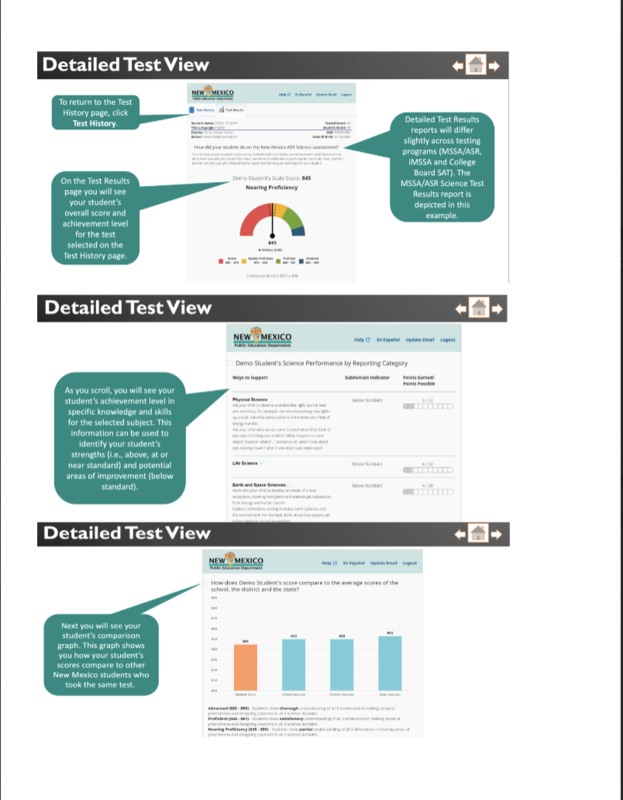 Part 2 of directions on how to log onto the Cognia Parent Portal