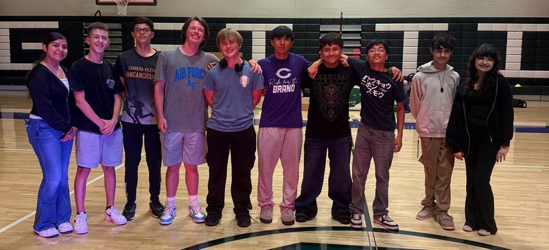 Students who participated in the talent show