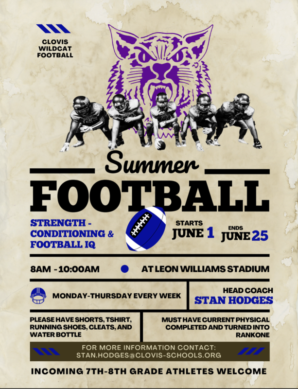 Summer football June 1-25
