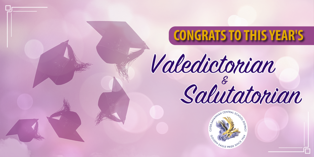 C-S Valedictorian & Salutatorian