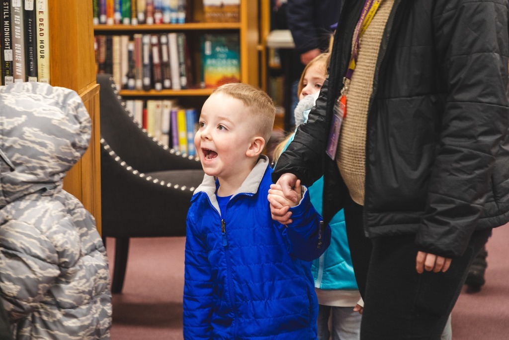 upk visits the library