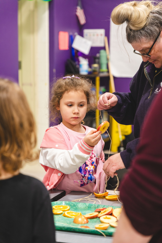 students at an earth day event