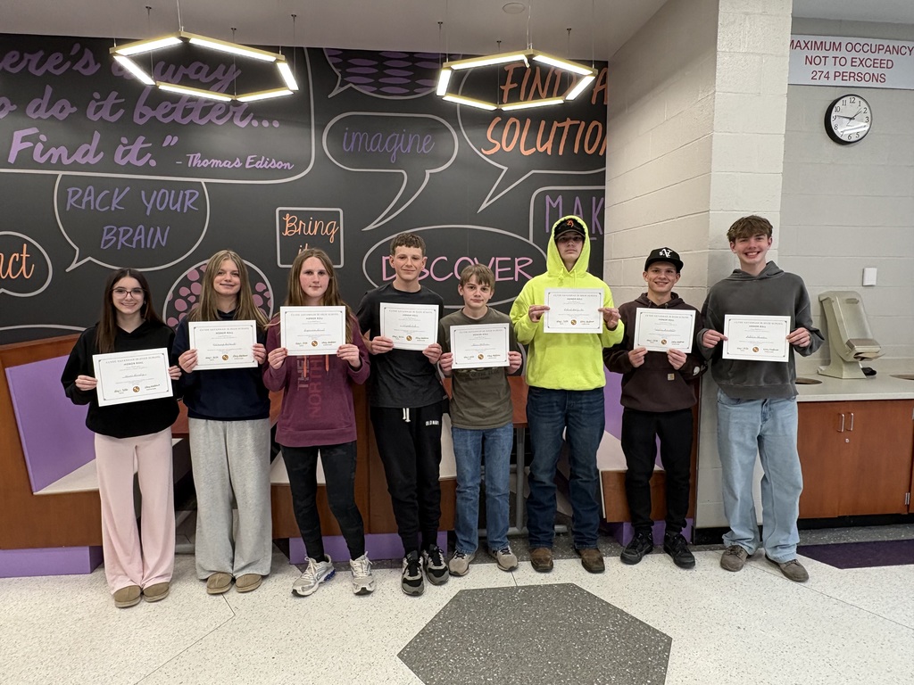honor roll recipients