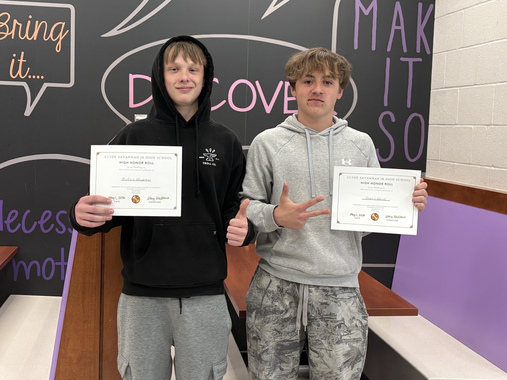 honor roll recipients