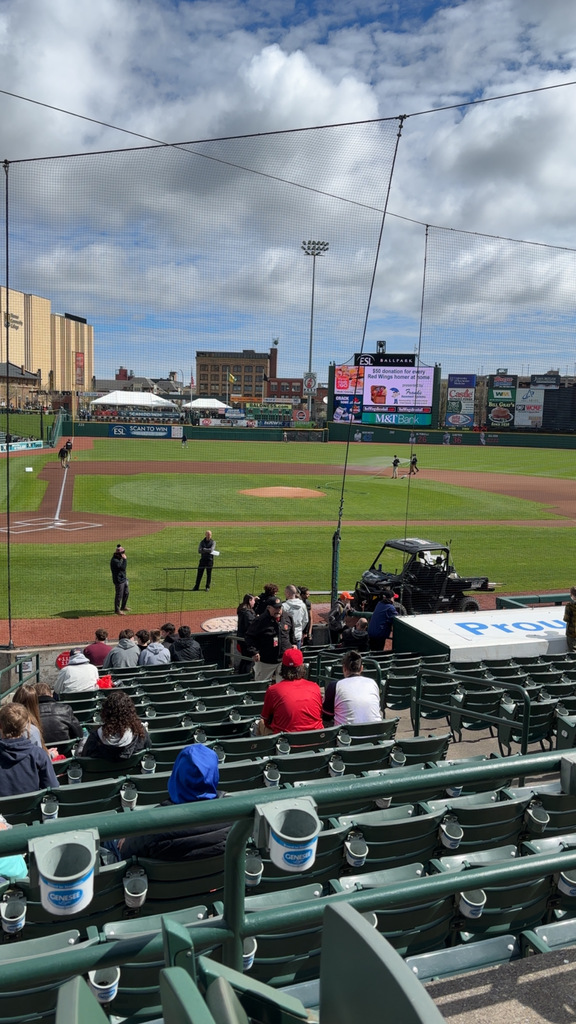 pbis field trip to red wings game