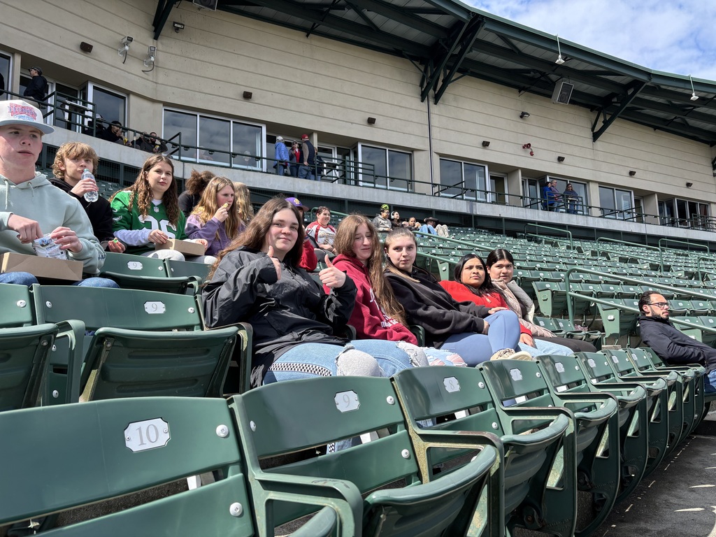 students at pbis field trip to red wings game