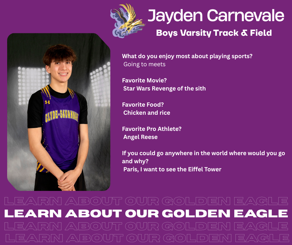 athlete of the month