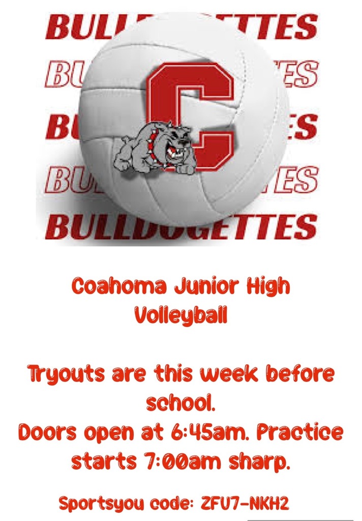 Poster for volleyball team tryout