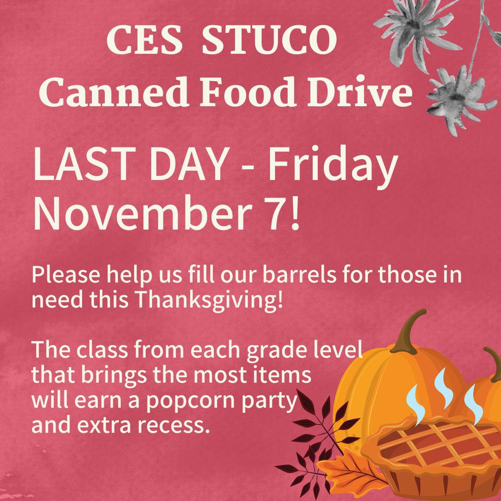 STUCO Canned food drive
