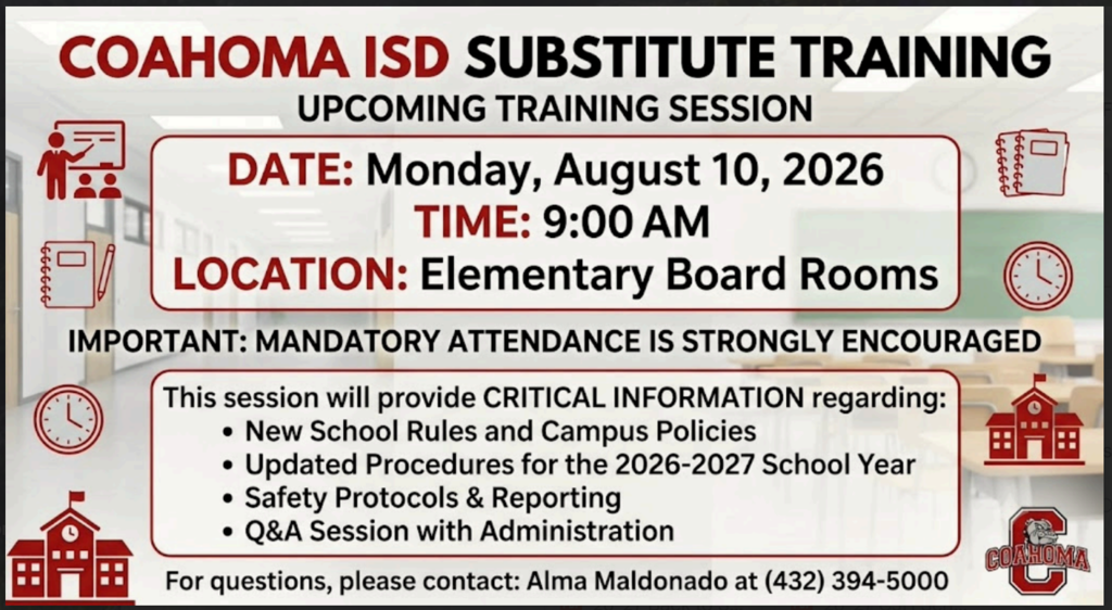 Substitute Teacher Training