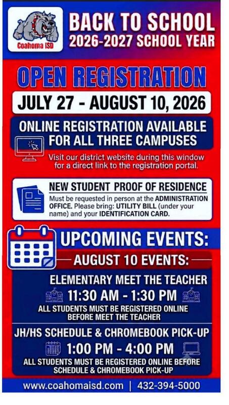 Back to School Info
