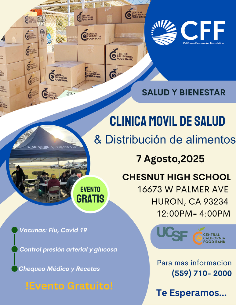 Rural Mobile Health Clinic & Food Distribution - Thur, Aug 7, 2025