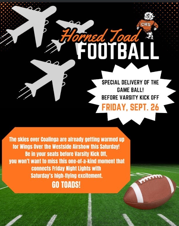 Horned Toad Football 9/26/26