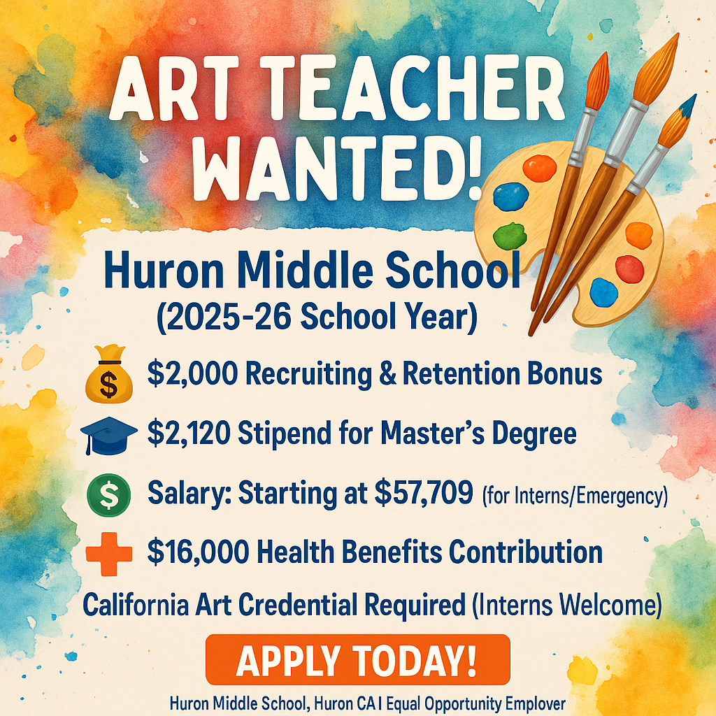 Art Teacher Wanted