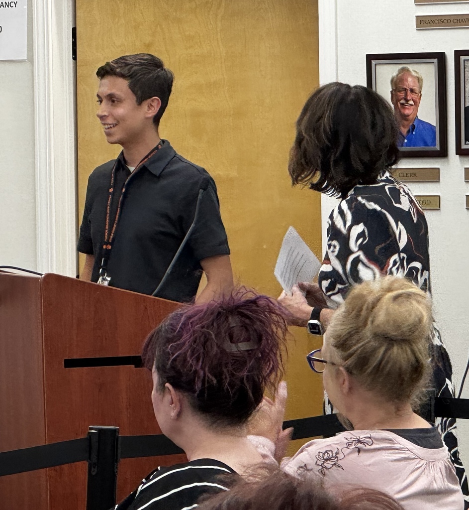 Mr. Montano at the Aug 27, 2025 Board Meeting