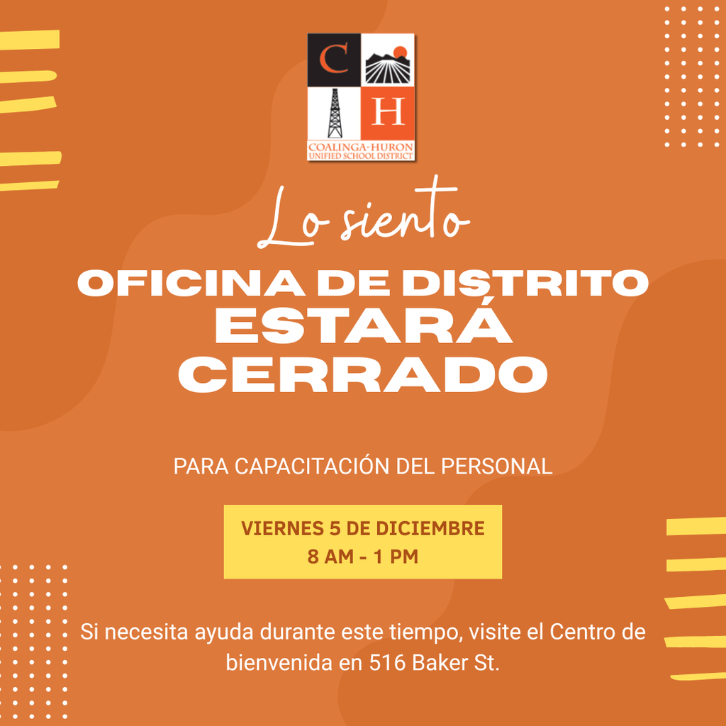 DO Closed Fri, Dec 5, 2025 in Spanish