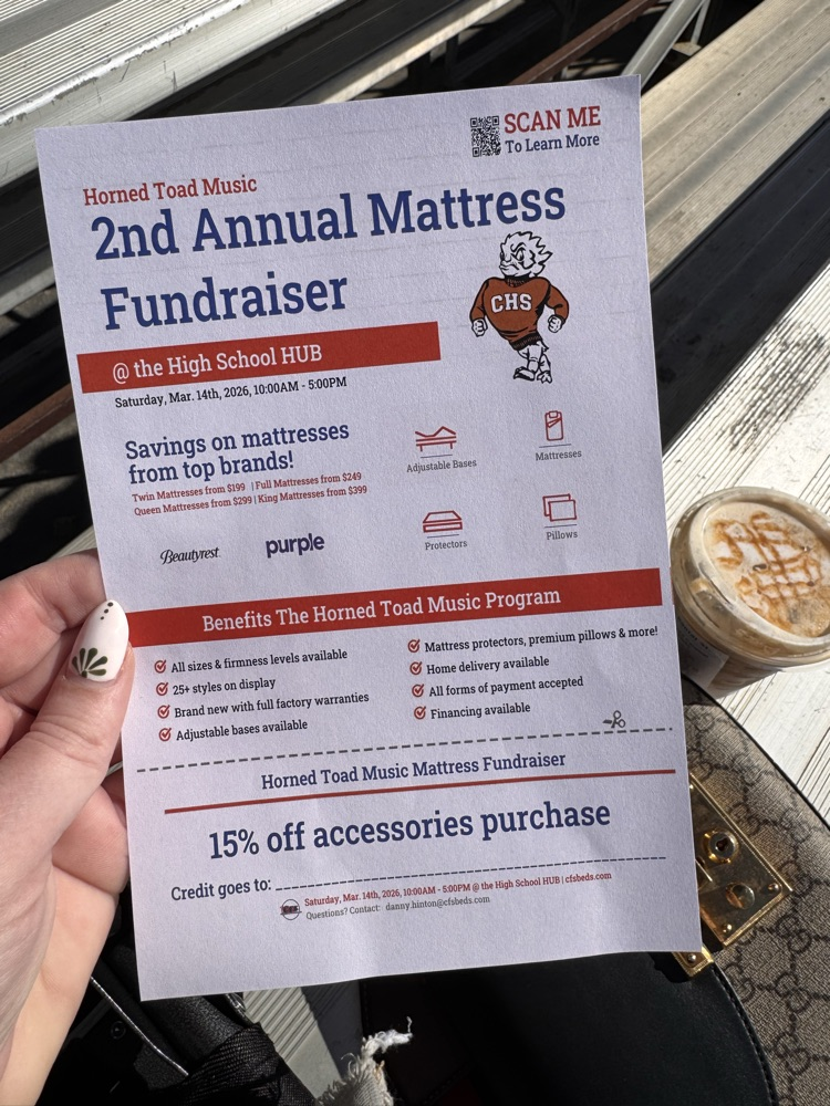 Mattress fundraiser flyer