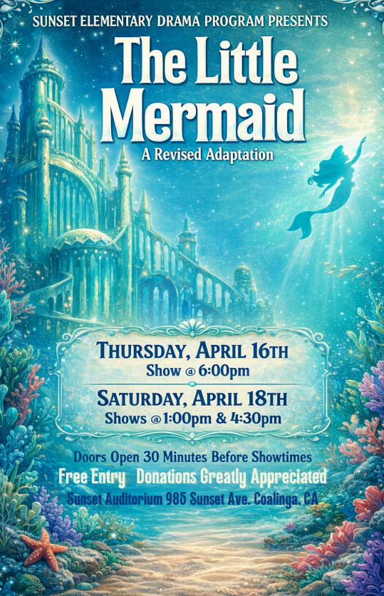 The Little Mermaid A Revised Adaptation Flyer