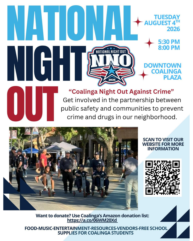 National Night Out 2026 Coalinga