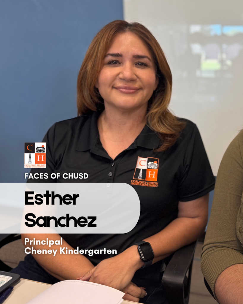 Faces of CHUSD - Esther Sanchez, Principal, Cheney Kindergarten