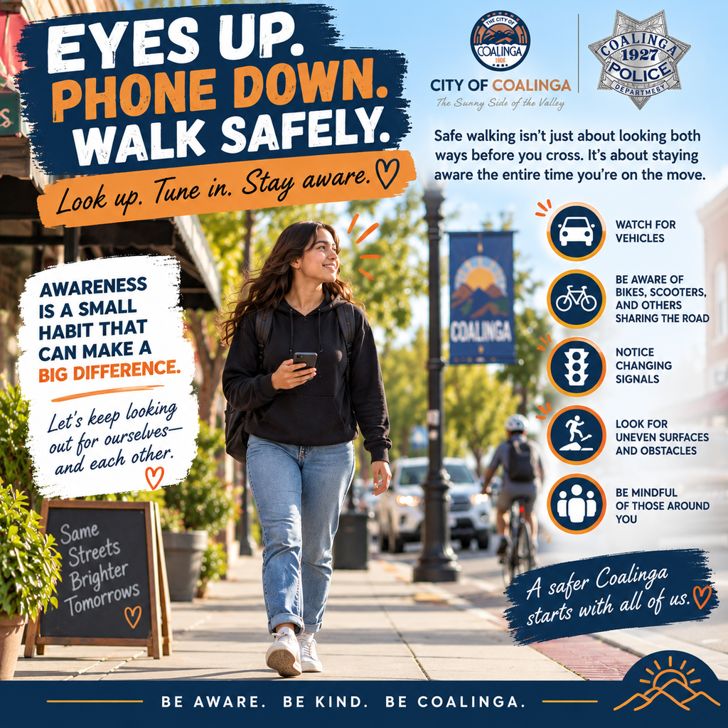 Distracted Walking flyer