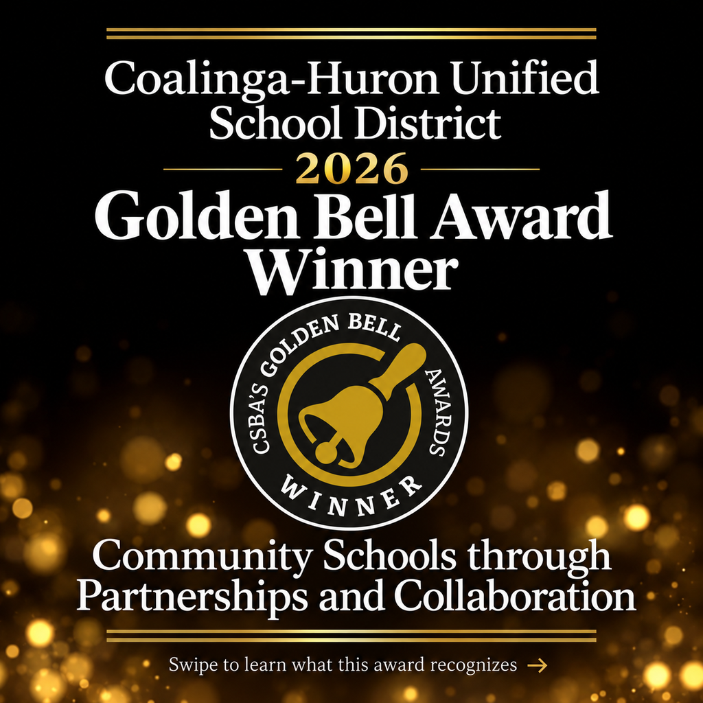 CHUSD 2026 Golden Bell Award Winner