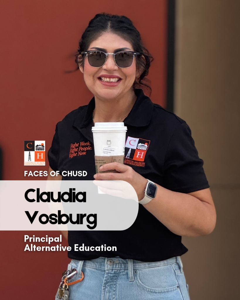 Faces of CHUSD - Claudia Vosburg, Principal, Alternative Education