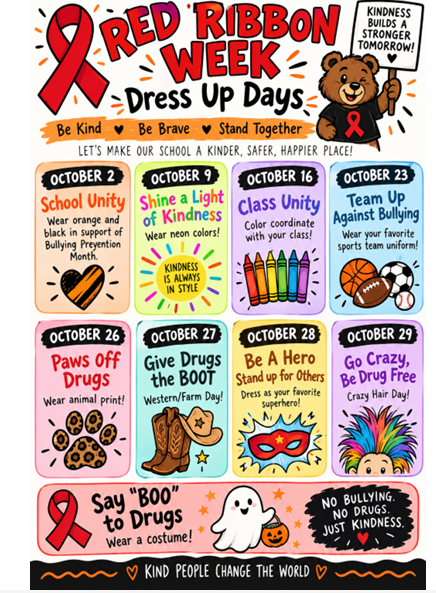 October Dress Up Days 2026