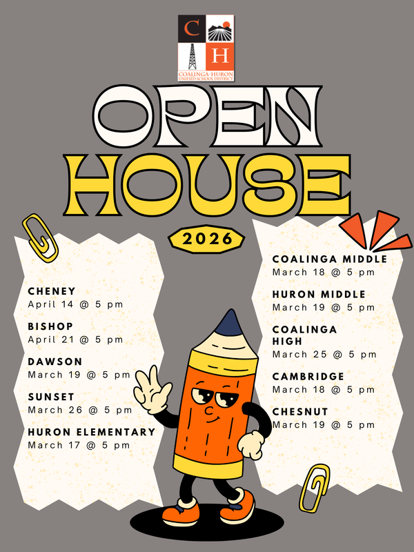 Open House 2026 flyer