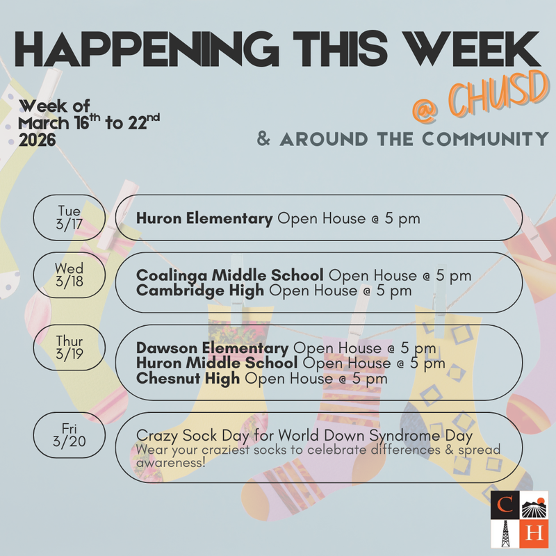 Happening this Week - Mar 16-22, 2026