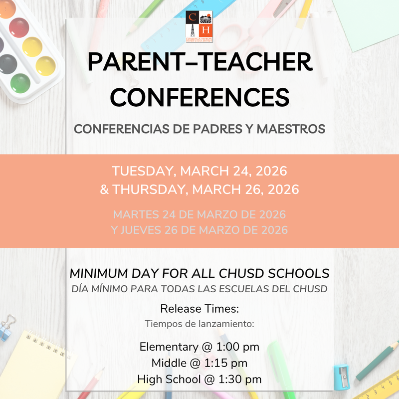 Parent/Teacher Conferences