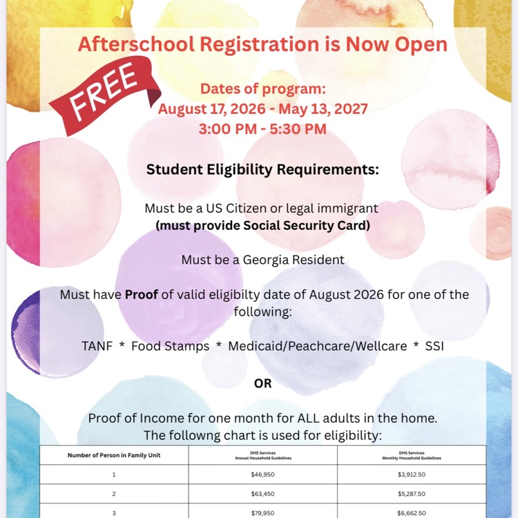 Registration announcement