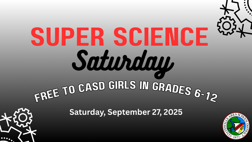 Super Science Saturday web banner