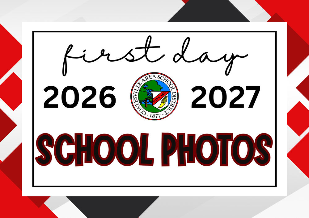 2026-2027 First Day of School Signs