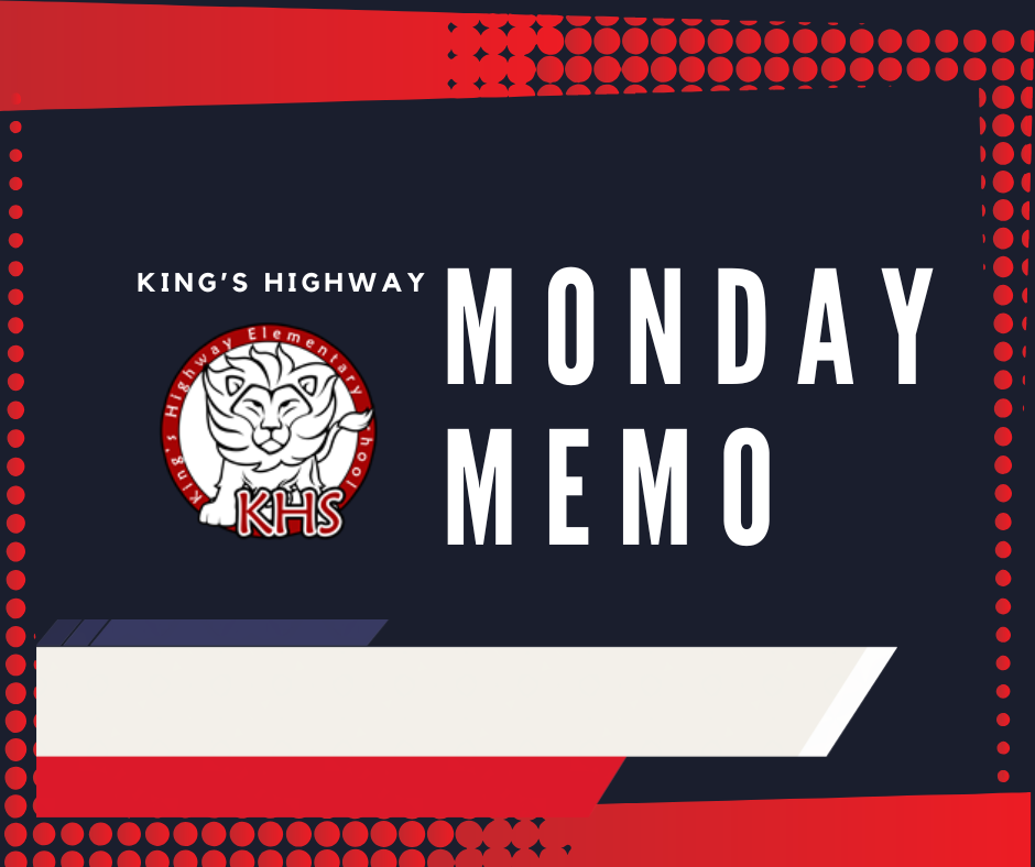 Monday Memo August 11th