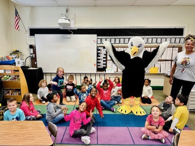 Sky soars with Mrs. McBall's Kindergarten class