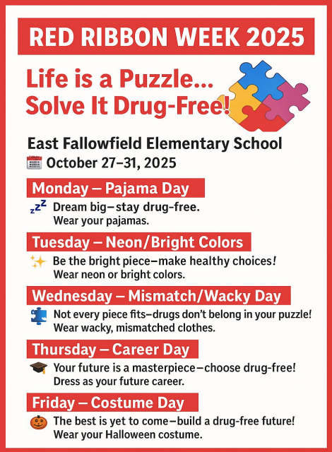 Red Ribbon Week Graphic